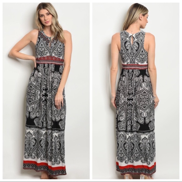 Dresses & Skirts - ❤️LAST S NEW black and red maxi dress